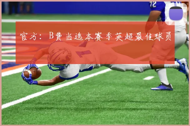 官方：B费当选本赛季英超最佳球员